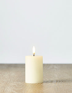 3" X 4" IVORY PILLAR CANDLE